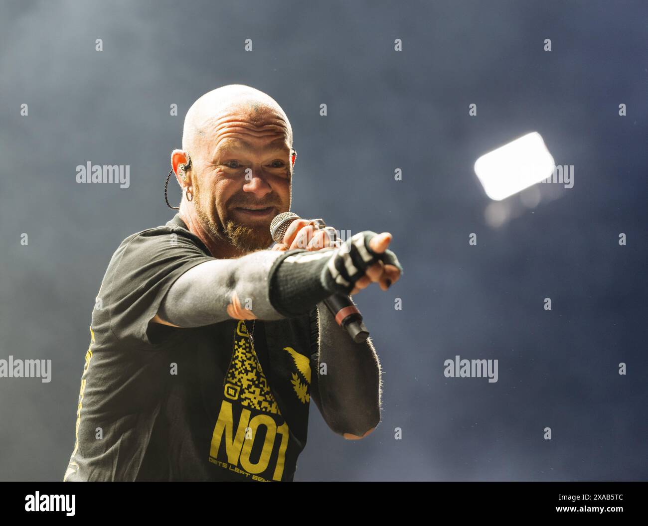 Solvesborg, Suède, 5 juin 2024 FIVE FINGER DEATH PUNCH (US) se produit au Sweden Rock Festival Credit : PEO Mšller/Alamy Live News Banque D'Images