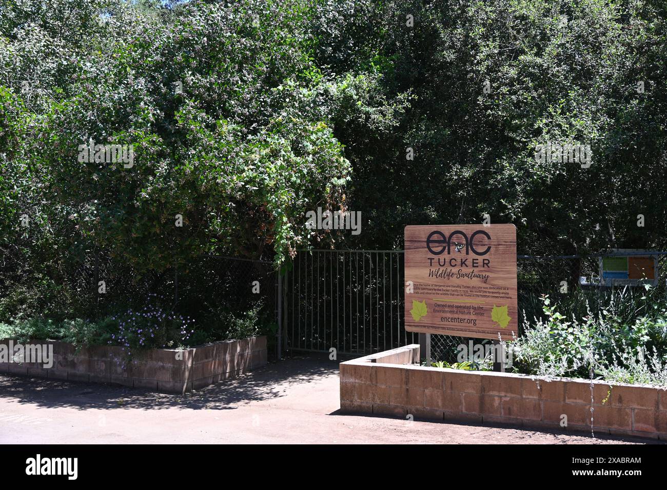 SILVERADO, CALIFORNIE - 5 JUIN 2024 : la réserve naturelle ENC Tucker dans le canyon de Modjeska, détenue et exploitée par l'Environmental nature Center. Banque D'Images