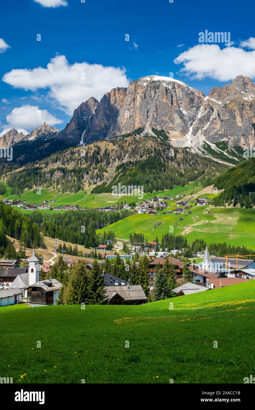 Corvara, Val Badia, Dolomites, Haut-Adige-Tyrol du Sud, Italie Banque D'Images