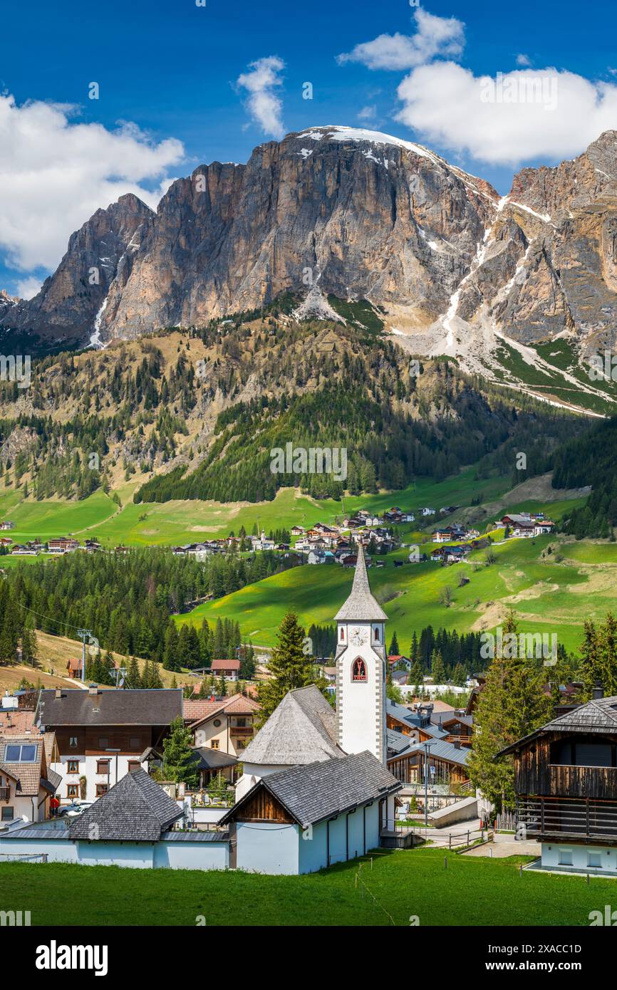 Corvara, Val Badia, Dolomites, Haut-Adige-Tyrol du Sud, Italie Banque D'Images