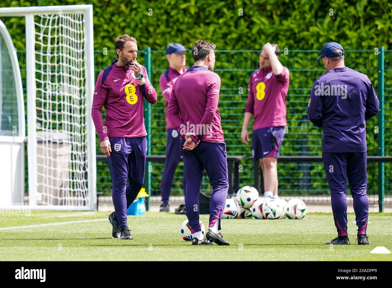 Enfield, Royaume-Uni. 06 juin 2024. Gareth Southgate, entraîneur de l'Angleterre, lors de la session d'entraînement de l'Angleterre avant le match amical International vs Iceland au Tottenham Hotspur Training Ground, Enfield, Angleterre, Royaume-Uni, le 6 juin 2024 crédit : Every second Media/Alamy Live News Banque D'Images