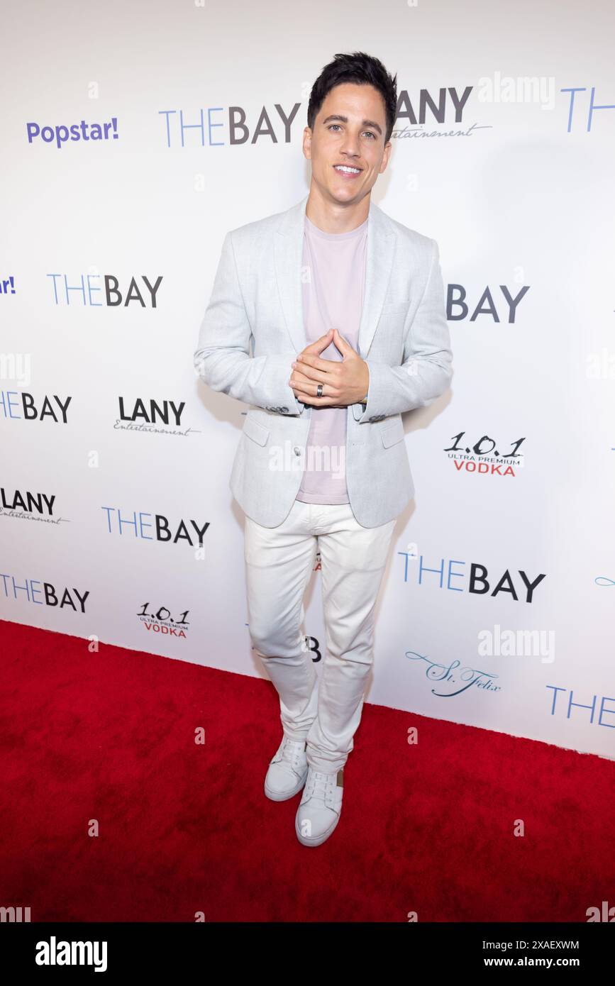 Hollywood, Californie, États-Unis. 5 juin 2024. Mike Manning arrive à la Bay Pre-Emmy Party au sein Felix le 5 juin 2024. Crédit : Vladimir Yazev/Alamy Live News Banque D'Images