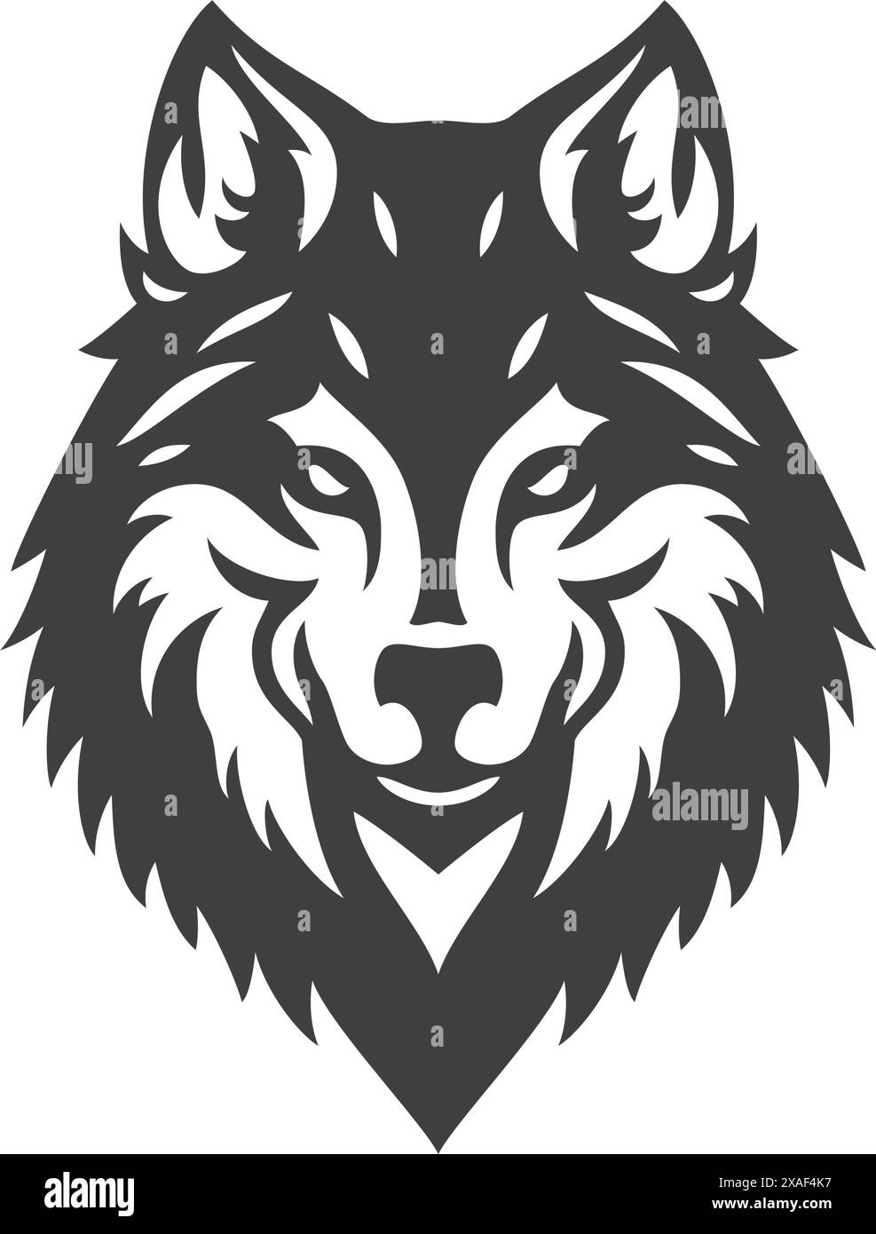 Tête de museau de loup de chien coyote avec yeux oreilles nez fourrure prédateur vintage illustration vectorielle de conception d'icône. Portrait carnivore de la bête de la forêt sauvage canine Illustration de Vecteur Tête de museau de loup de chien coyote avec yeux oreilles nez fourrure prédateur vintage illustration vectorielle de conception d'icône. Portrait carnivore de la bête de la forêt sauvage canine Illustration de Vecteur