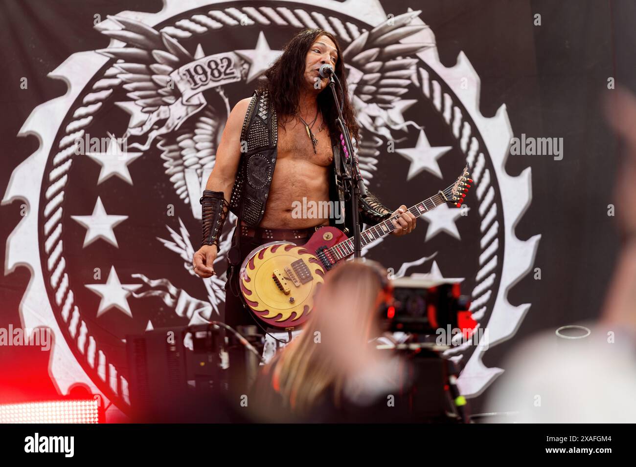 Solvesborg, Suède, 6 juin 2024 W.A.S.P. (US) se produit au Sweden Rock Festival. Crédit : PEO Mšller/Alamy Live News Banque D'Images