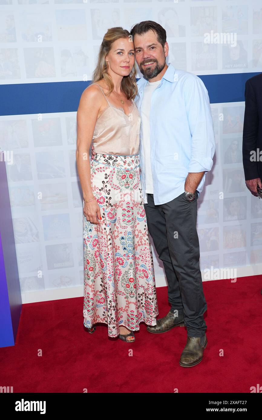 Jessica Ginkel und Daniel Fehlow BEI der Bertelsmann Party AM 6.06.2024 à Berlin Banque D'Images