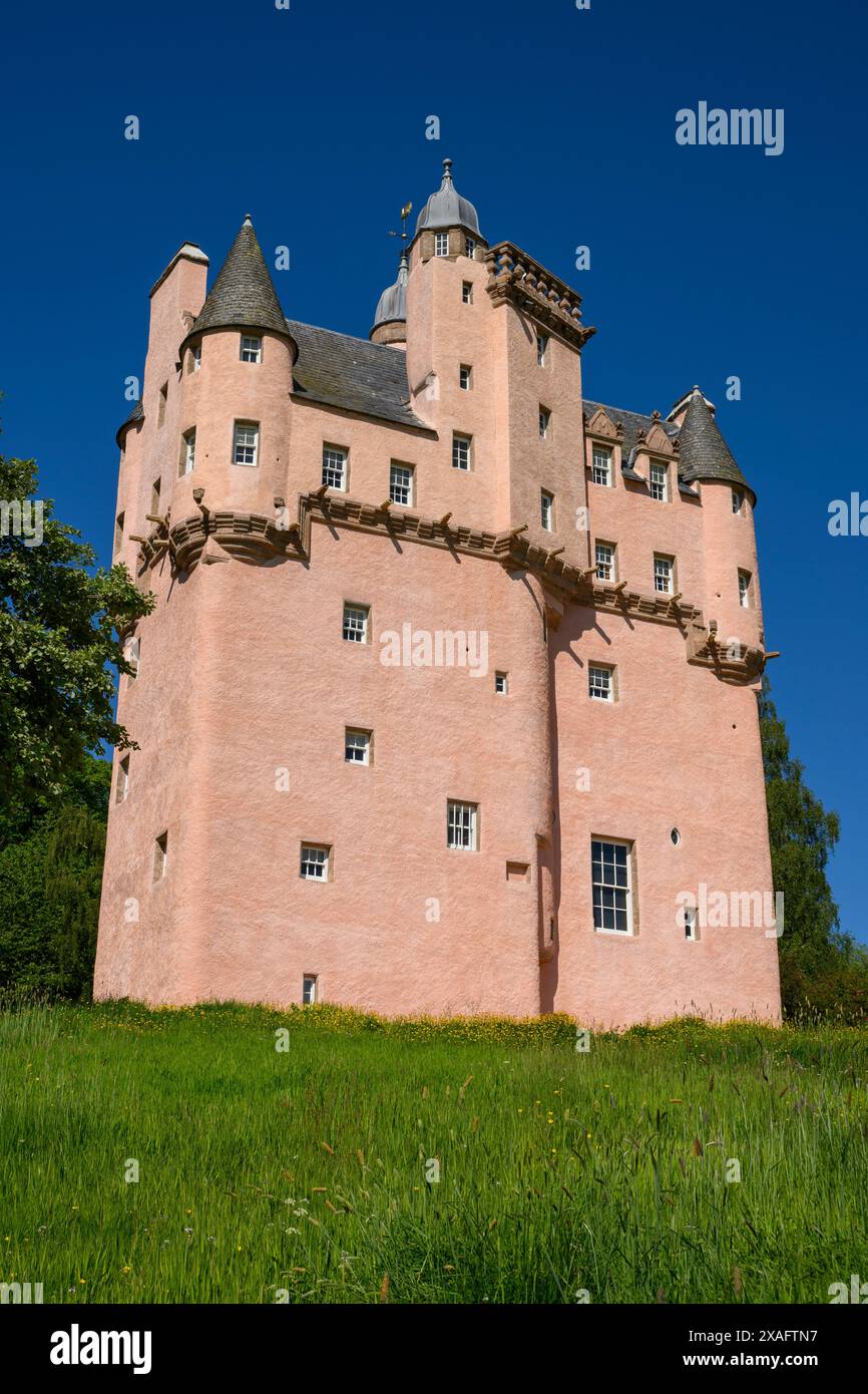 Château de Craigievar, Alford, Aberdeenshire, Écosse, Royaume-Uni. Banque D'Images