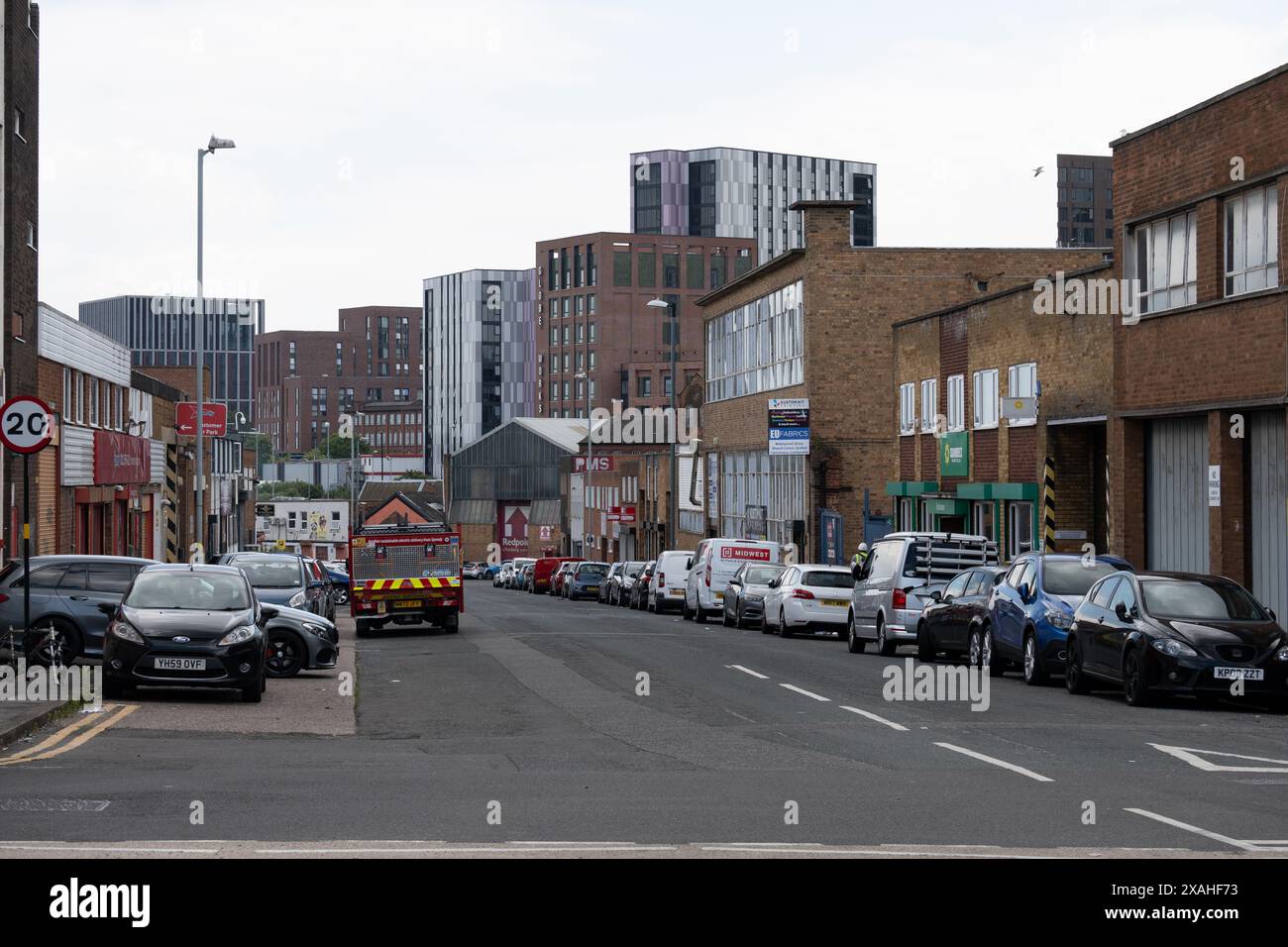 New Summer Street, Newtown, Birmingham, Royaume-Uni Banque D'Images
