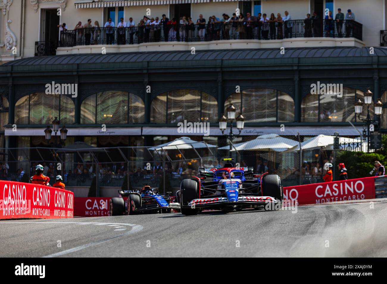 Circuit de Monaco, Monte-carlo, Monaco. 26 mai 2024 ; Yuki Tsunoda du Japon et Scuderia Alpha Tauri lors du Grand Prix de formule 1 de Monaco Banque D'Images