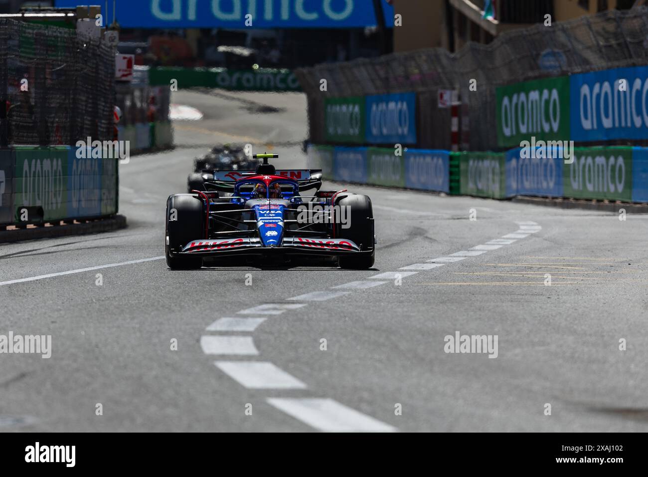 Circuit de Monaco, Monte-carlo, Monaco. 26 mai 2024 ; Yuki Tsunoda du Japon et Scuderia Alpha Tauri lors du Grand Prix de formule 1 de Monaco Banque D'Images