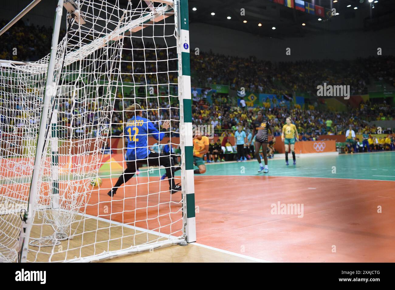 Tokyo-Japon, 30 juin 2021, handball féminin pendant les Jeux olympiques Banque D'Images