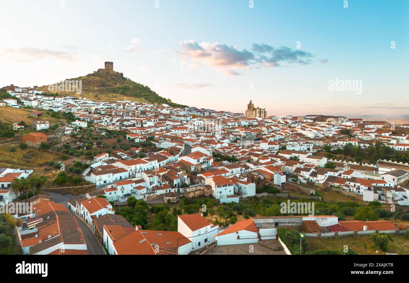Ville de Feria à Badajoz, Estrémadure, Espagne Banque D'Images