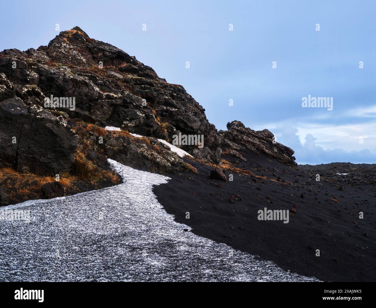 Surfez à Haelsvik, Islande Banque D'Images