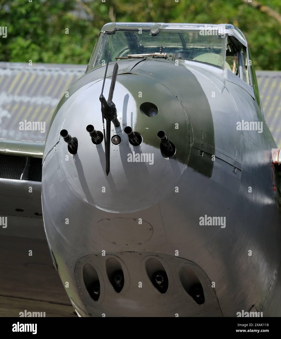 Il s'agit d'une restauration vraiment fascinante d'un de Havilland Mosquito NF.11. Banque D'Images