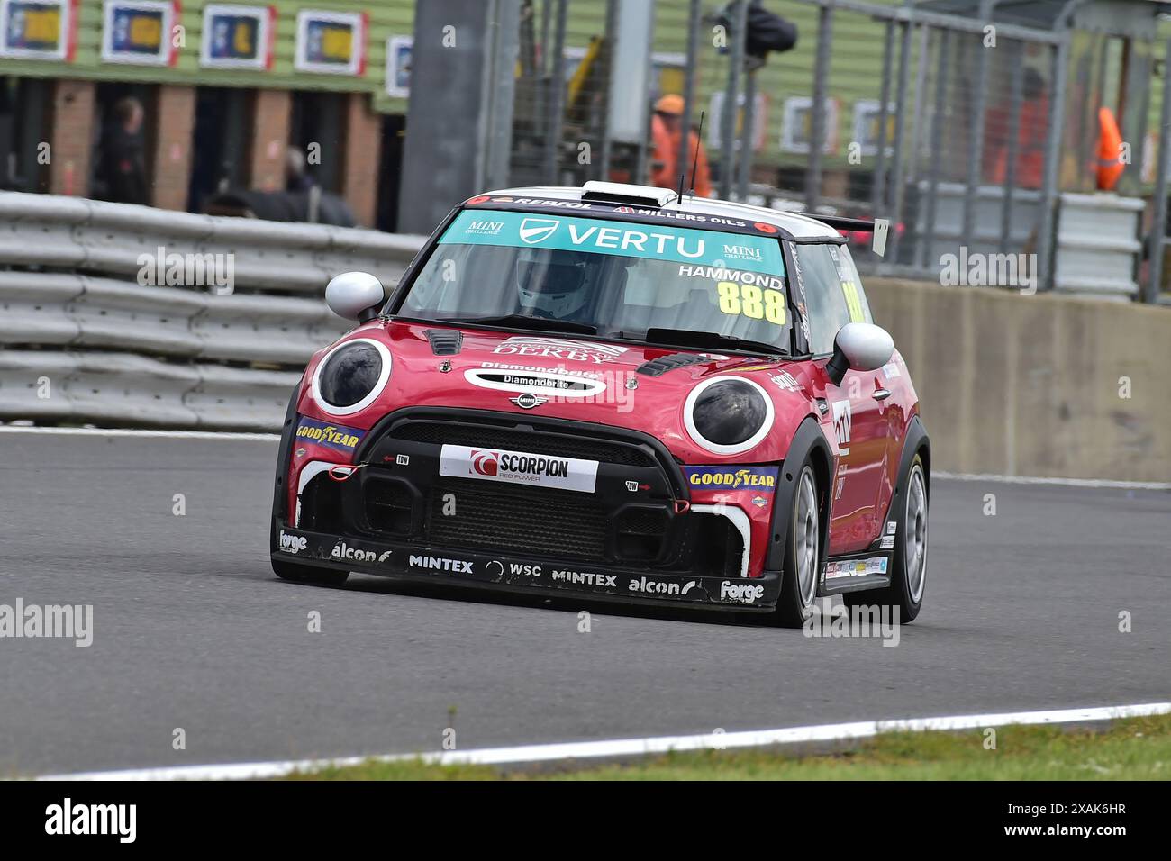 Matt Hammond, Excelr8 Motorsport, vertu MINI Challenge 2024, courses de vingt minutes, course monomarque, réparties en deux catégories : JCW et JCW Sport, Banque D'Images