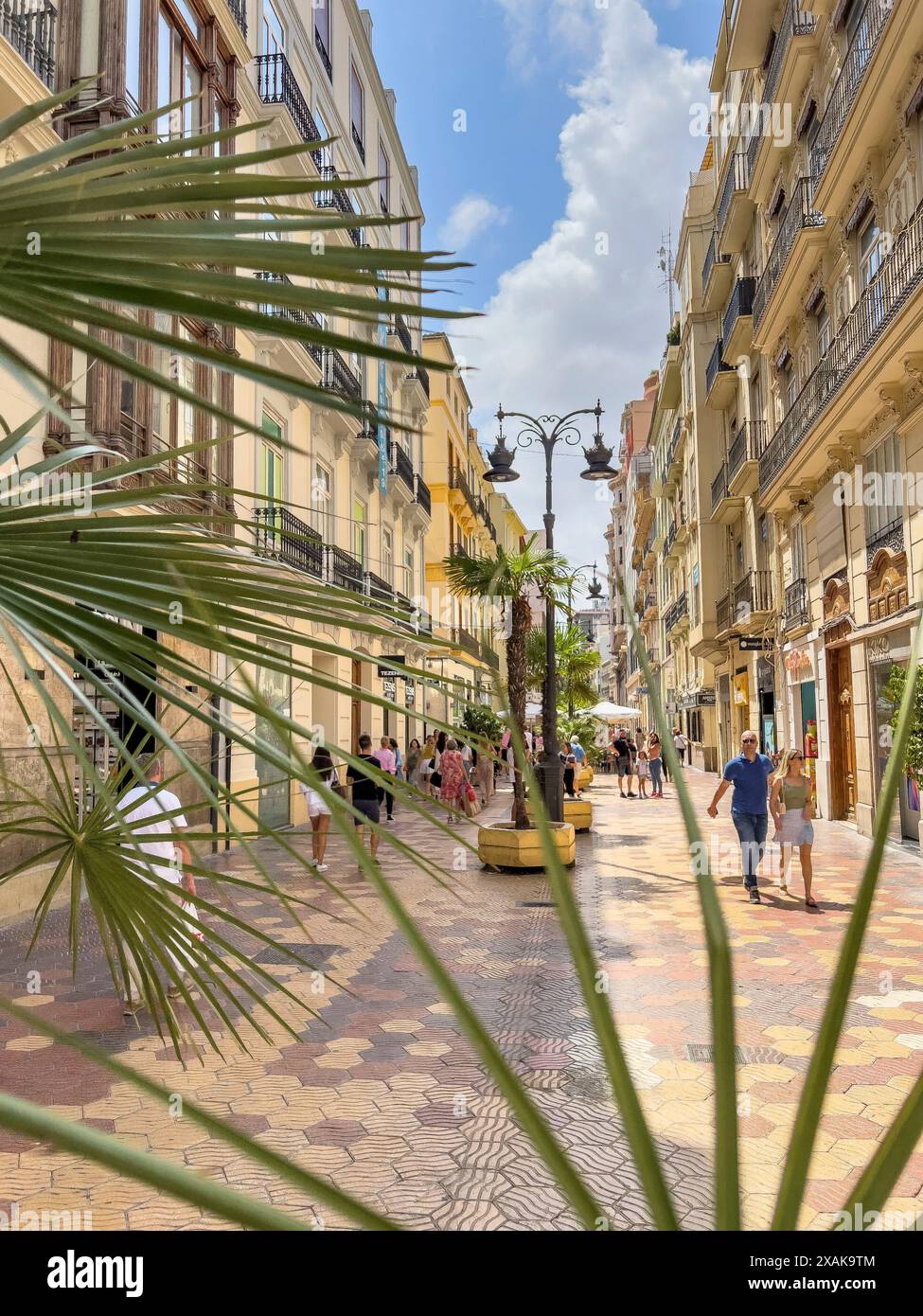 Europe, Espagne, Province de Valence, Valence, scène de rue dans le centre-ville de Valence Banque D'Images