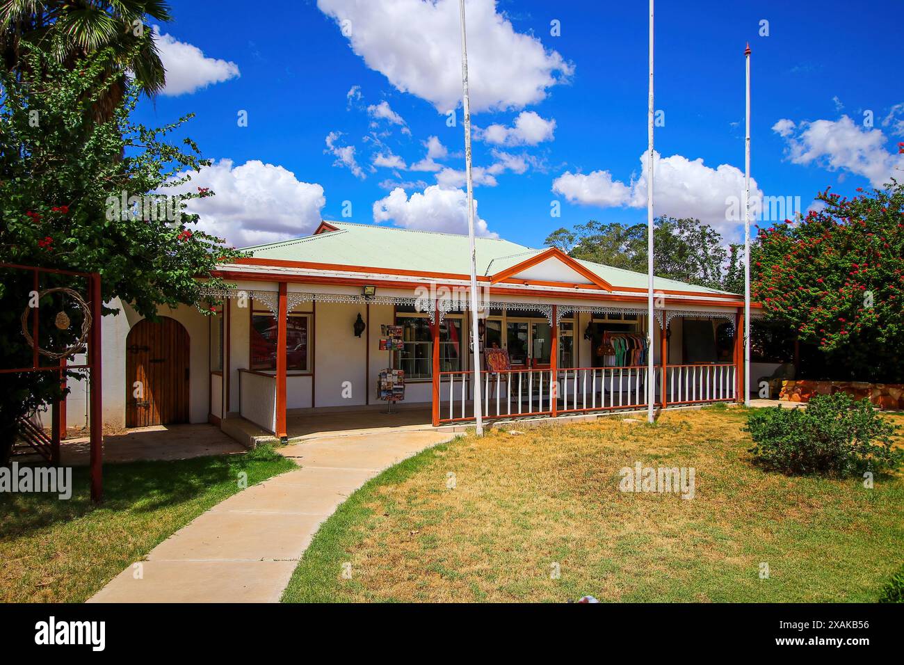 Galerie d'art Yubu Napa sur Hartley Street dans le centre-ville d'Alice Springs, territoire du Nord, Australie centrale Banque D'Images