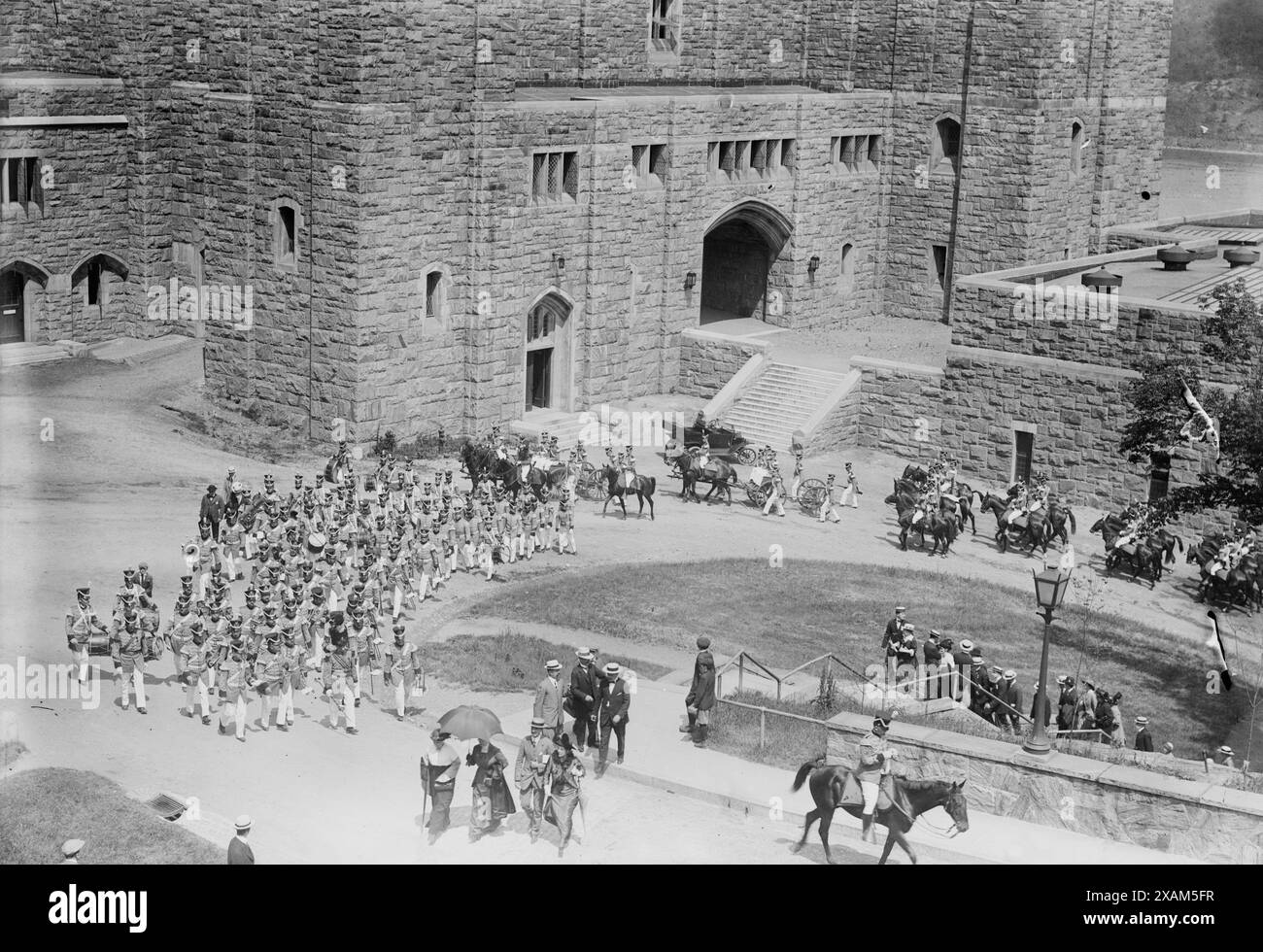 7e Reg't N.G. N. Y. West point, 1914. Banque D'Images