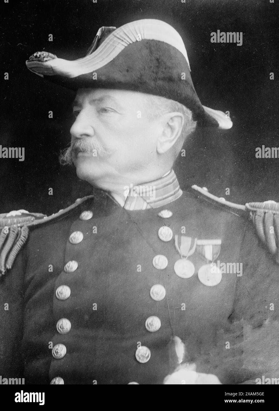 L'ADM Chas. J. Badger, entre c1910 et c1915. Montre l'amiral Charles Johnston Badger (1853-1932) qui a servi comme commandant en chef de la flotte de l'Atlantique (1913-1914). Banque D'Images