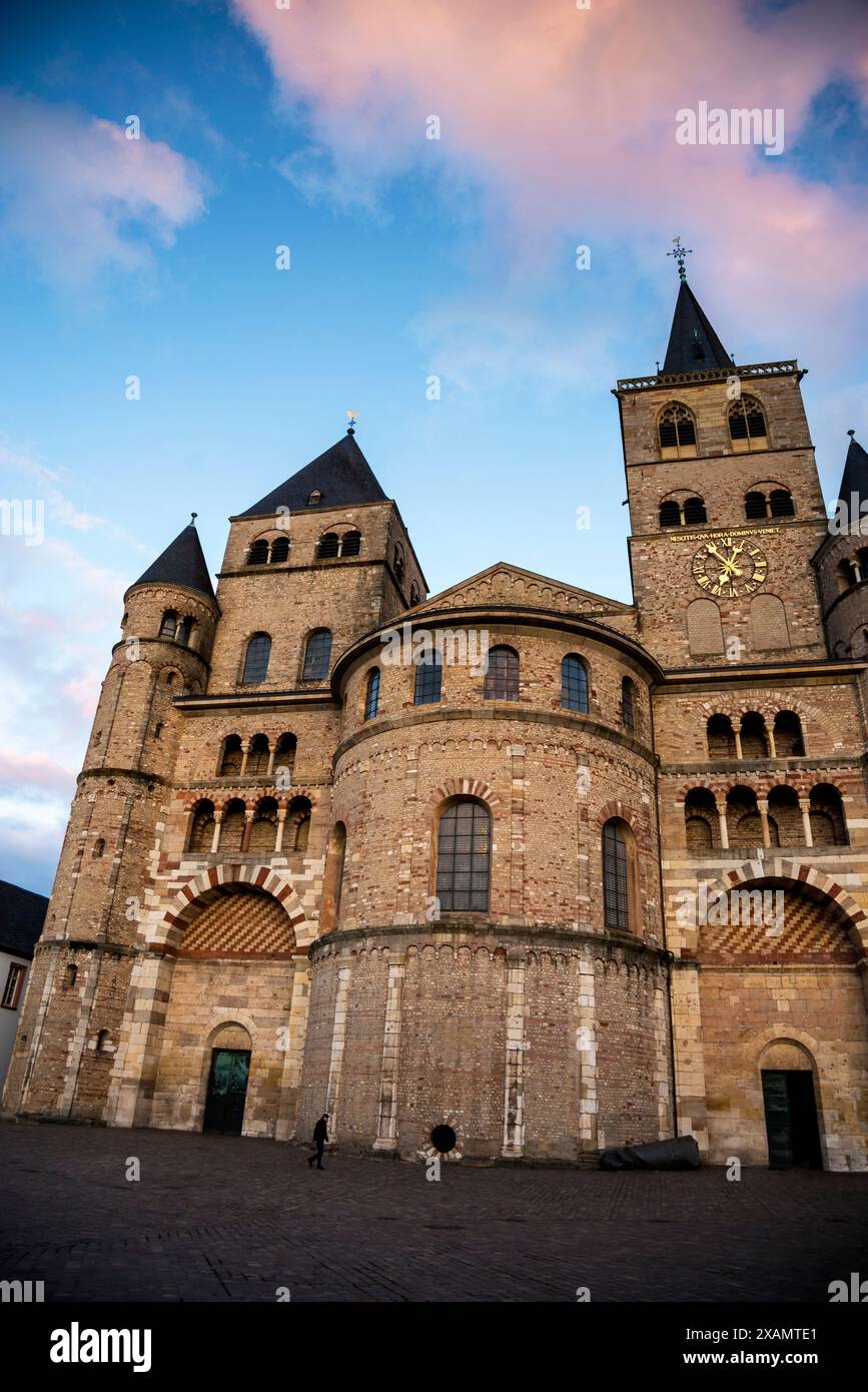 Roman Trèves Dom est la plus grande cathédrale en Allemagne. Banque D'Images