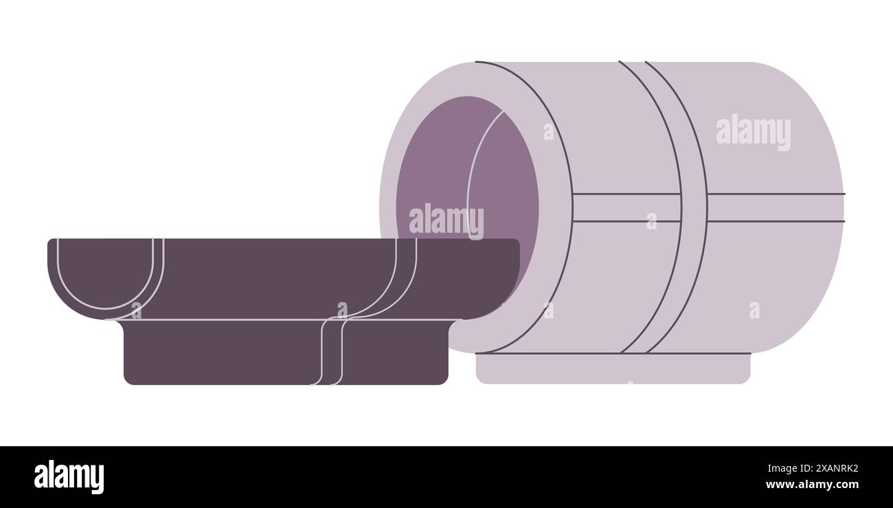 tomodensitométrie irm pour le diagnostic par tomodensitométrie et le traitement médical des maladies Illustration de Vecteur
