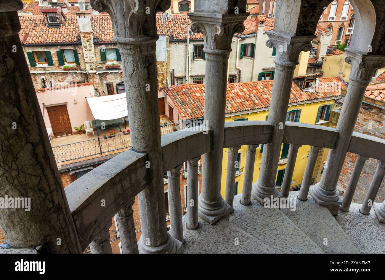 Palazzo Contarini del Bovolo, San Marco, Venise Banque D'Images