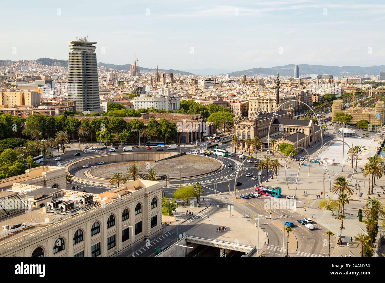 Placa de la Carbonera, Barcelone, Catalogne, Espagne. Banque D'Images