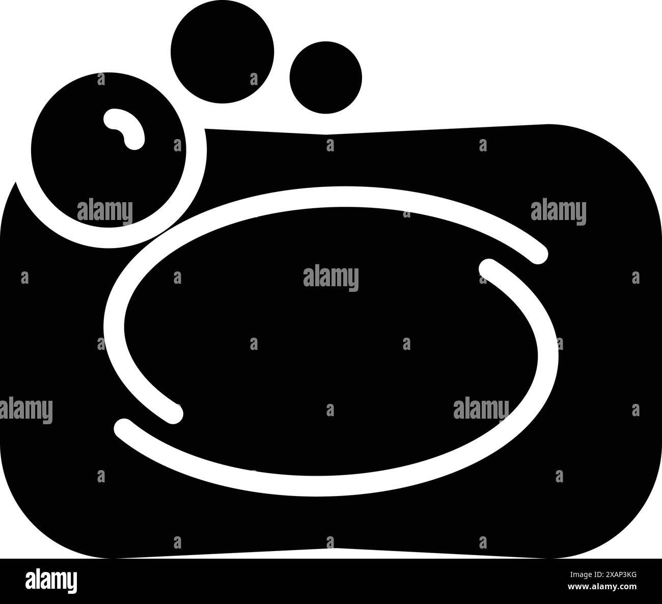 Icône pour savon, pain de savon, bain Illustration de Vecteur