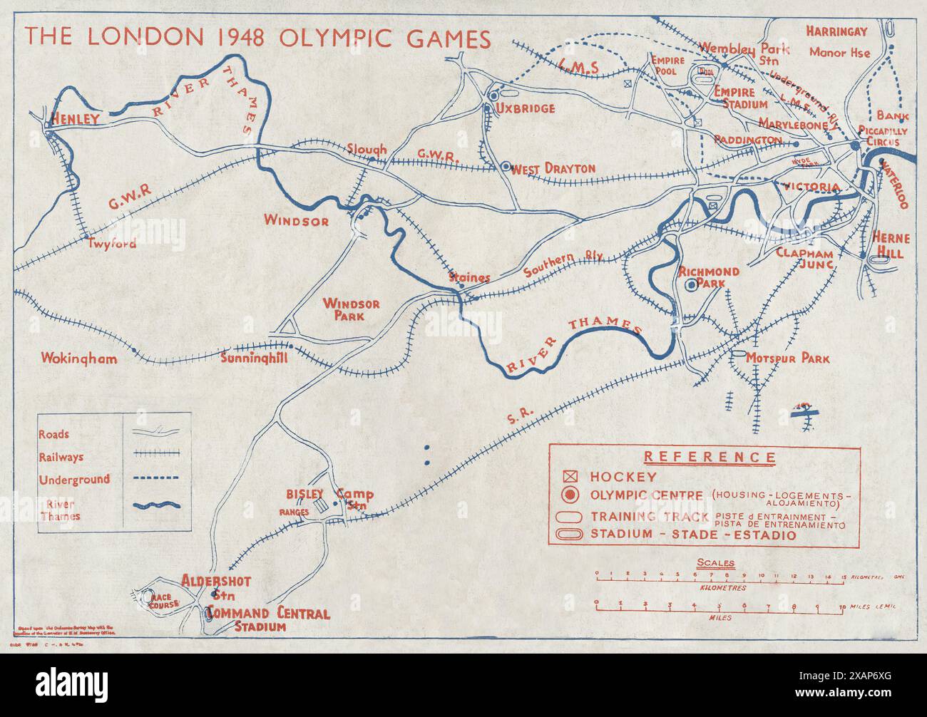 Programme Officiel JO Londres 1948 – Lutte (30 Juillet 1948) – Édition Originale