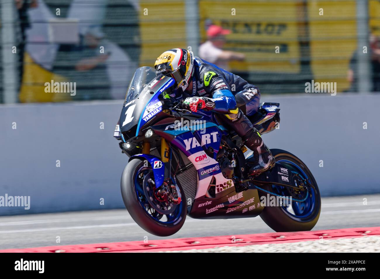 Spa Francorchamps, Belgique. 02 juin 2024. 01 CANEPA Niccolo, (ITA), FRITZ Marvin, (GER), HANIKA Karel, (CZE), YART YAMAHA, (AUT), YAMAHA YZF - R1, Formula EWC, action pendant la moto 8 heures de Spa-Francorchamps, deuxième manche des Champions du monde d'Endurance EWC 2024 du 7 au 9 juin, Belgique - photo Alexandre Guillaumot/DPPI crédit : DPPI Media/Alamy Live News Banque D'Images