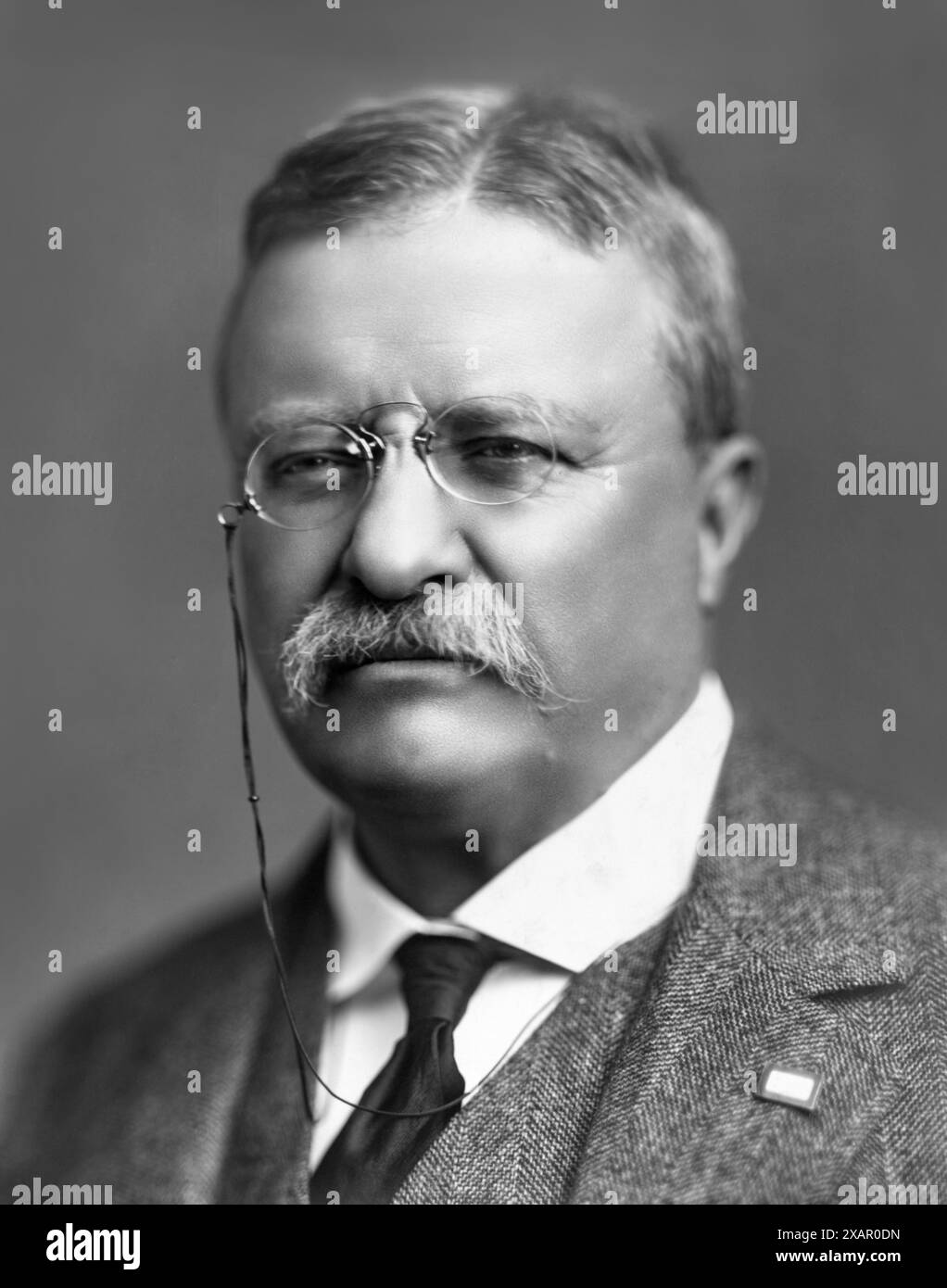 Le président américain Theodore Roosevelt (1858-1919) en 1918. (ÉTATS-UNIS) Banque D'Images