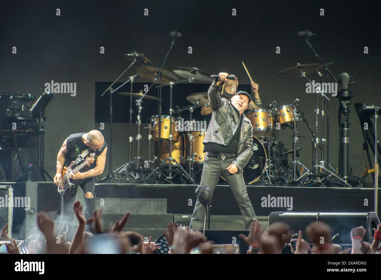 Vasco Rossi in concerto allo Stadio San Siro di Milano foto di Luca Moschini Banque D'Images