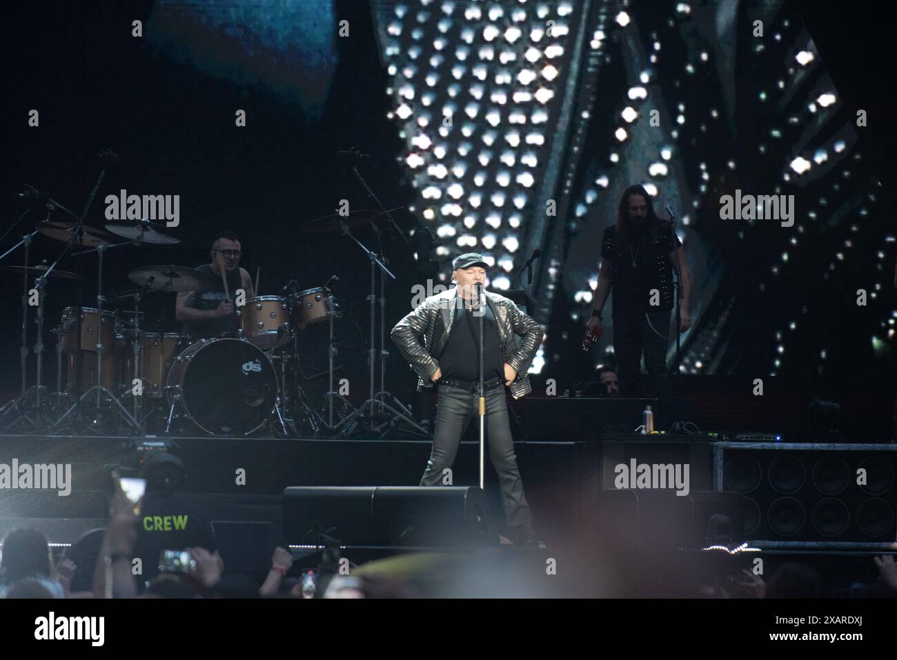 Vasco Rossi in concerto allo Stadio San Siro di Milano foto di Luca Moschini Banque D'Images