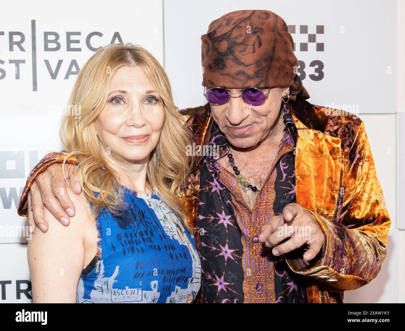 NY. 08 juin 2024. Maureen Van Zandt, Stevie Van Zandt aux arrivées pour STEVIE VAN ZANDT : DISCIPLE Premiere au Tribeca Festival 2024, OKX Theater au BMCC Tribeca Performing Arts Center, New York, NY, 8 juin 2024. Crédit : Christina DeOrtentiis/Everett Collection/Alamy Live News Banque D'Images