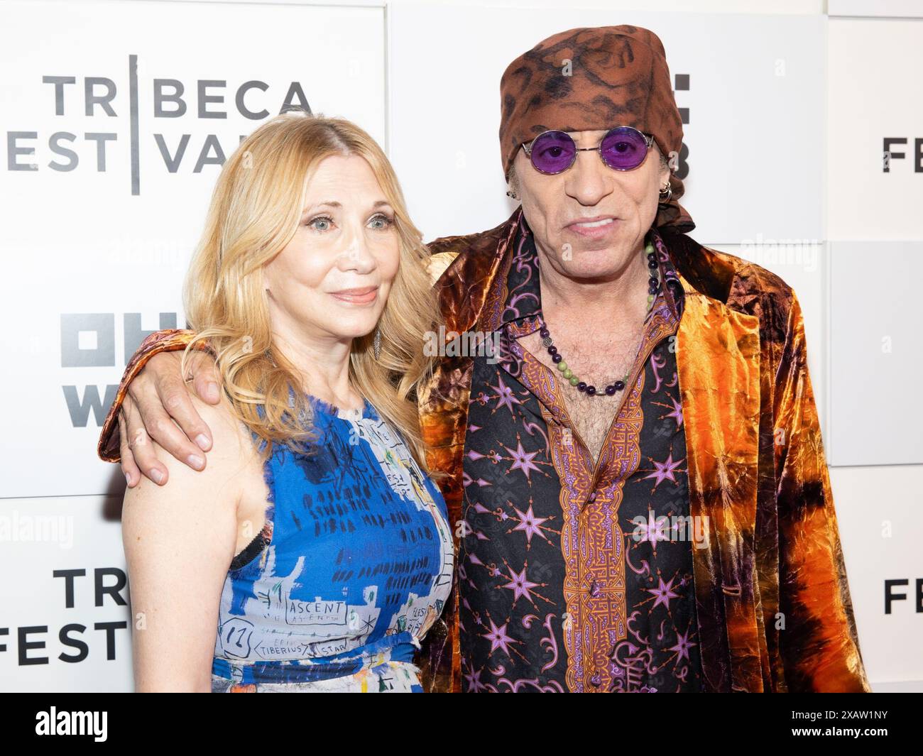 NY. 08 juin 2024. Maureen Van Zandt, Stevie Van Zandt aux arrivées pour STEVIE VAN ZANDT : DISCIPLE Premiere au Tribeca Festival 2024, OKX Theater au BMCC Tribeca Performing Arts Center, New York, NY, 8 juin 2024. Crédit : Christina DeOrtentiis/Everett Collection/Alamy Live News Banque D'Images