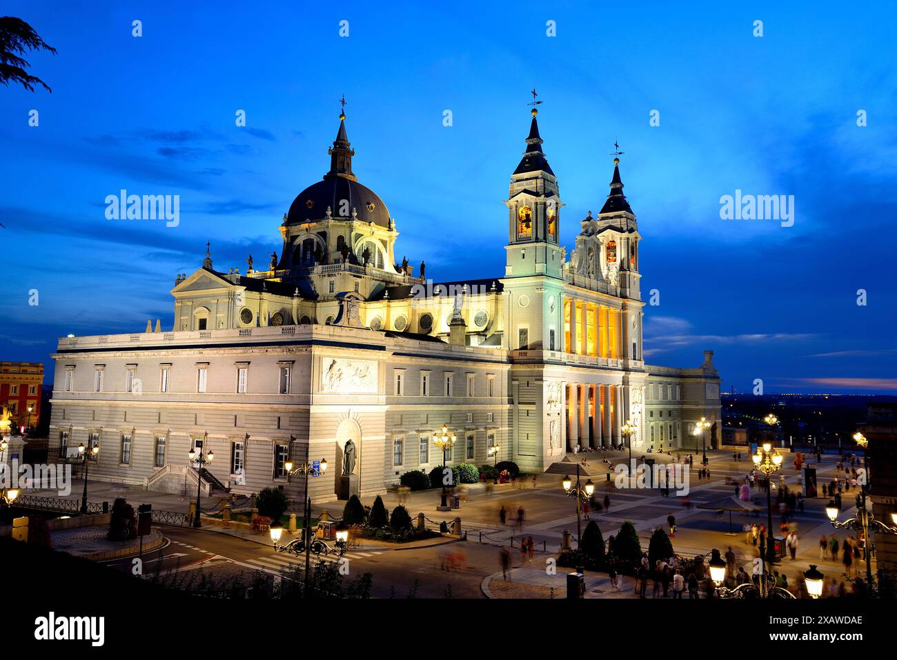 Cathédrale de l'Almudena Madrid, Espagne Banque D'Images