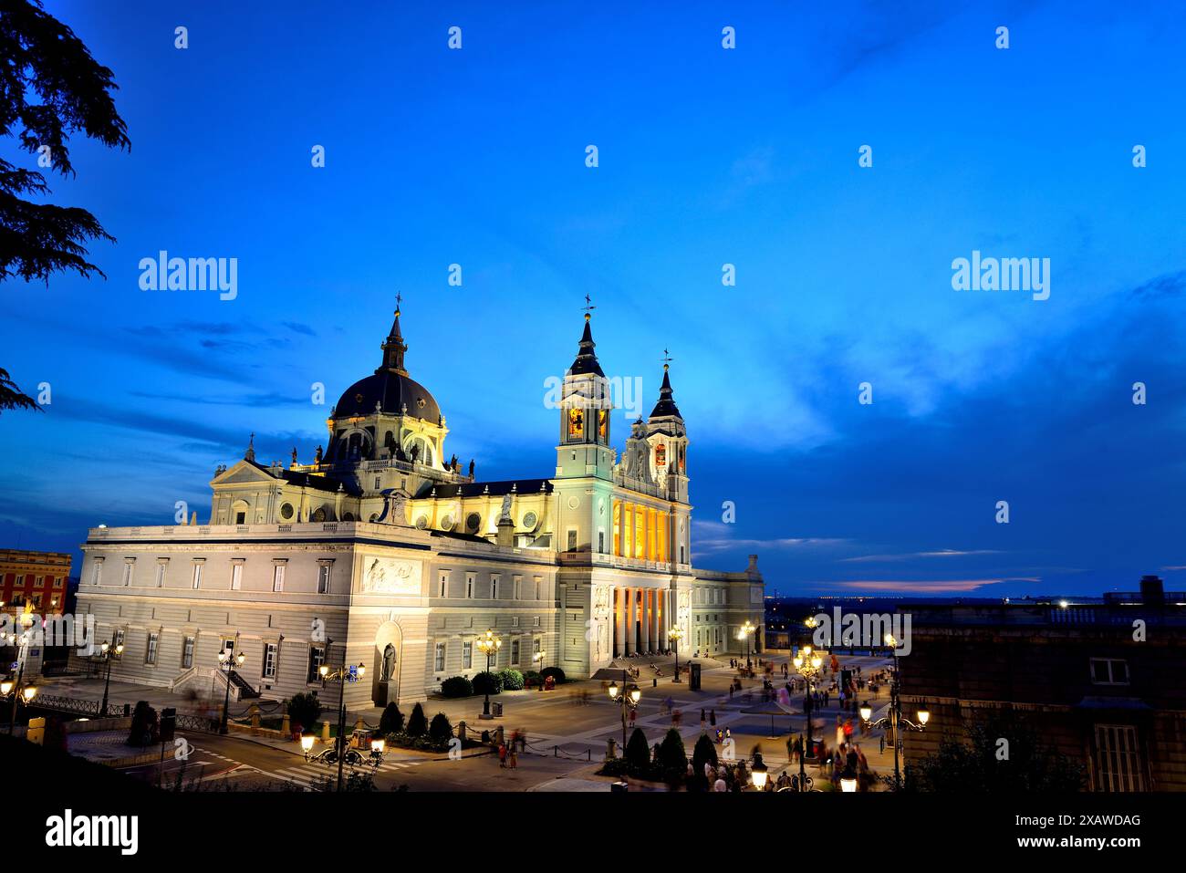 Cathédrale de l'Almudena Madrid, Espagne Banque D'Images