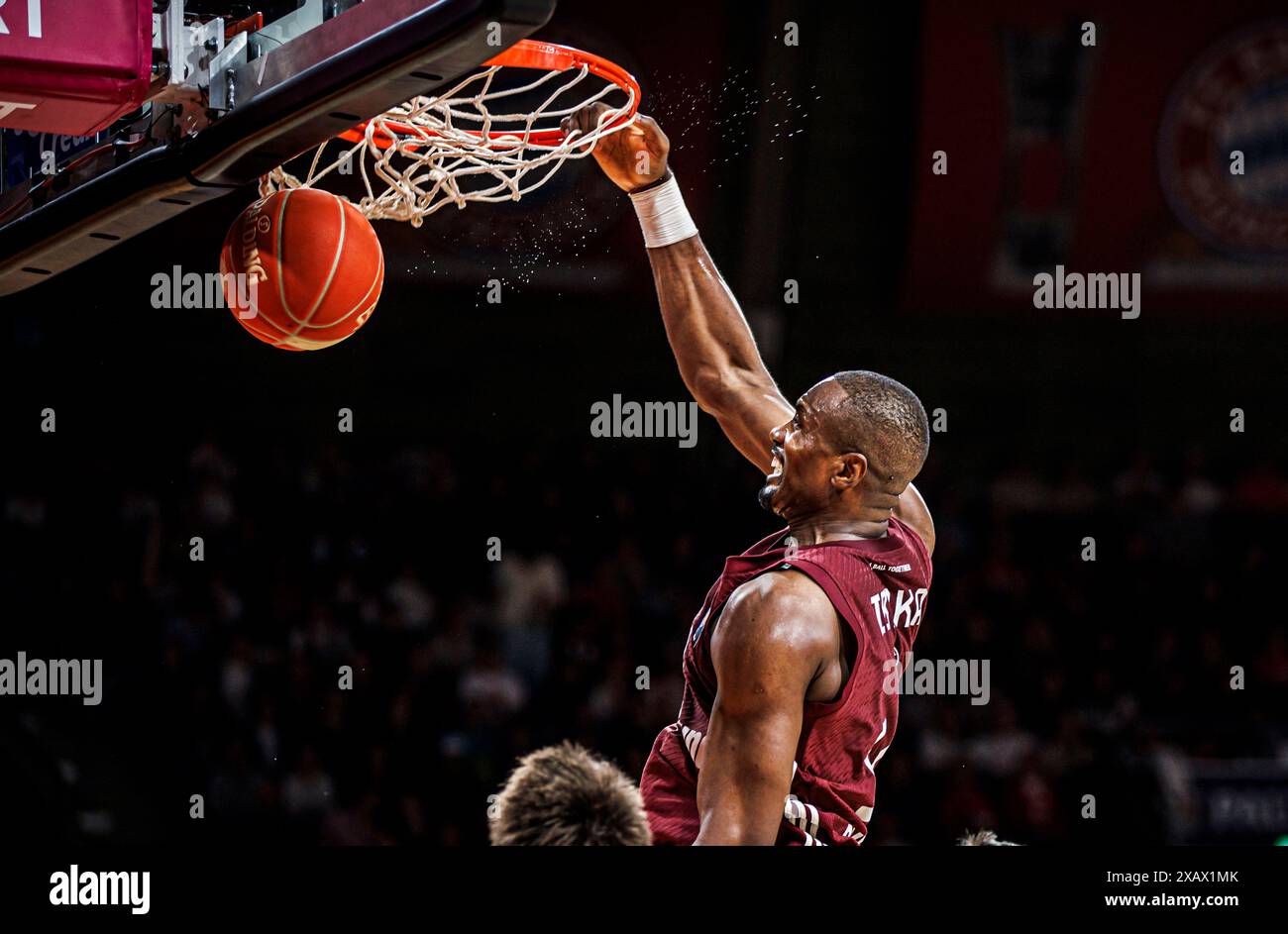 Serge Ibaka #14 von FC Bayern Muenchen FC Bayern Muenchen vs Würzburg paniers Easy Credit BBL saison 2023/24 Playoffs 2. Halbfinale 31.05.2024 BMW Park Muenchen © diebilderwelt / Alamy Stock Banque D'Images