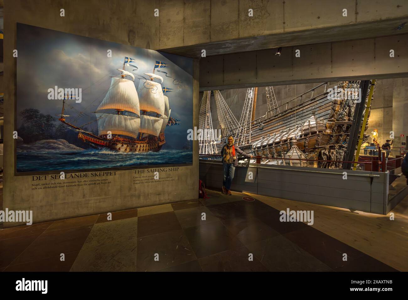 Musée Vasa pour le navire de guerre du XVIIe siècle bien conservé, le Vasa, qui a coulé lors de son voyage inaugural en 1628. Djurgårdsstaden, Stockholm, Stockholm, Suède Banque D'Images