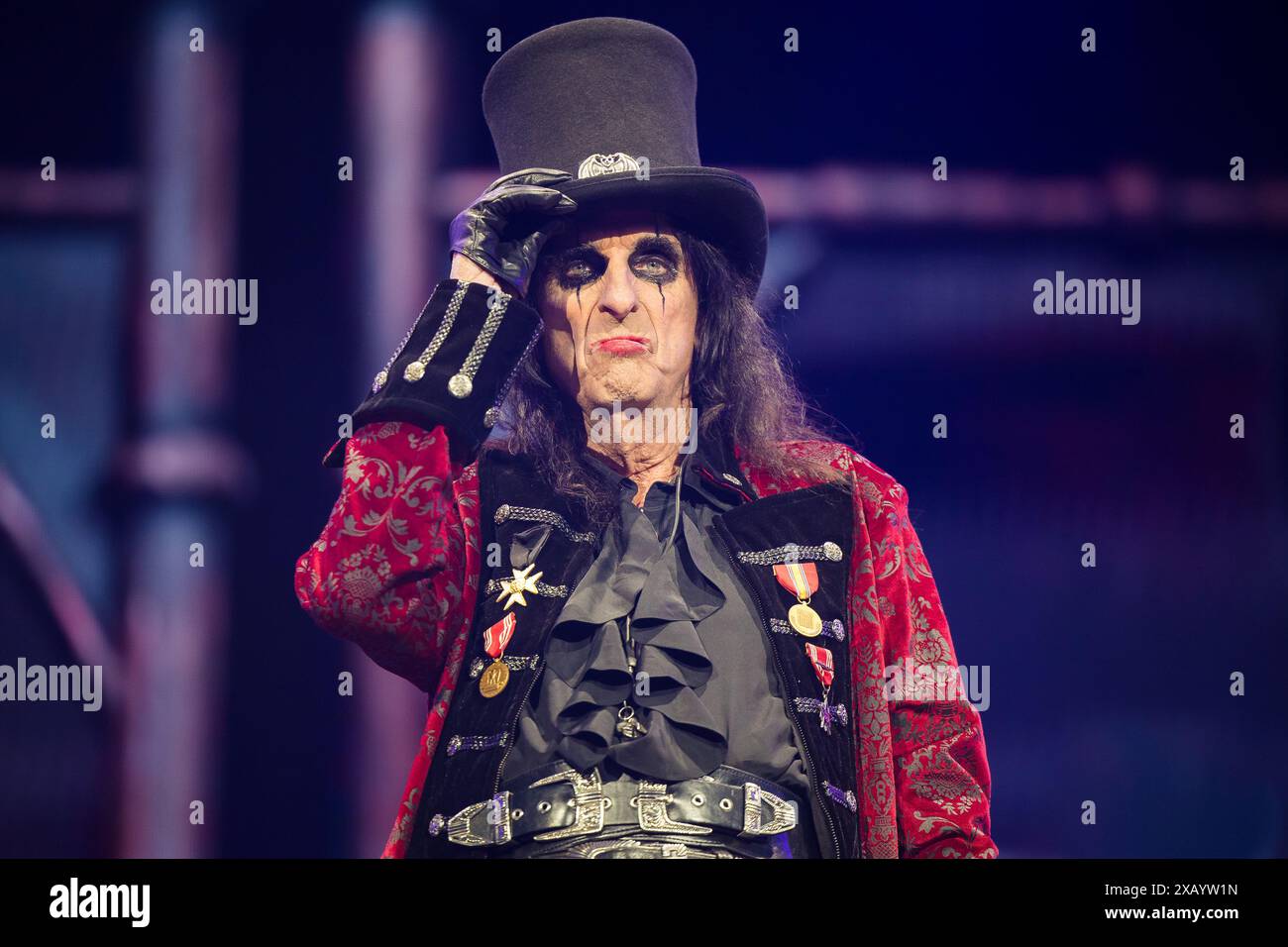 Alice Cooper au Sweden Rock Festival 2024 Banque D'Images