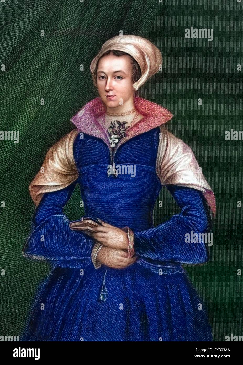 Lady Jane Grey femme emblématique du 16ème siècle Banque D'Images