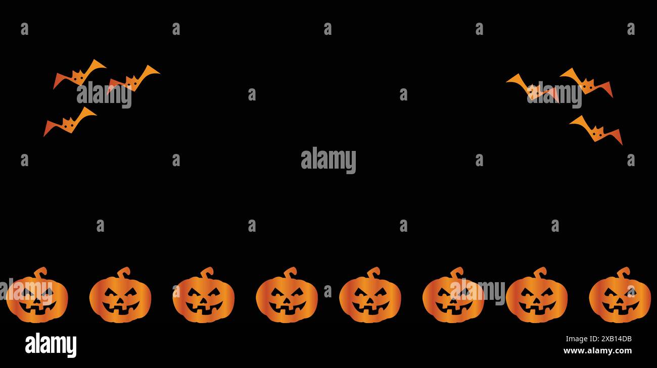 Halloween coloré ravit l'inspiration d'illustration de fond Illustration de Vecteur