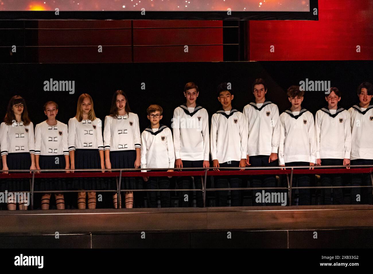 Der Europäische Kulturpreis in der Philharmonie in Luxemburg - 07. 06,2024 Auftritt Wiener Sängerknaben und Wiener Chormädchen - Die Europäische Kulturpreisgala im Grand Auditorium der Phillharmonie Luxembourg Kirchberg Luxembourg *** Prix culturel européen à la Philharmonie de Luxembourg 07 06 2024 performance Vienna Boys Choir et Vienna Girls Choir Gala du Prix culturel européen au Grand Auditorium Philharmonie Luxembourg Luxembourg Kirchberg Luxembourg Copyright : xBonn.digitalx/xMarcxJohnx Banque D'Images