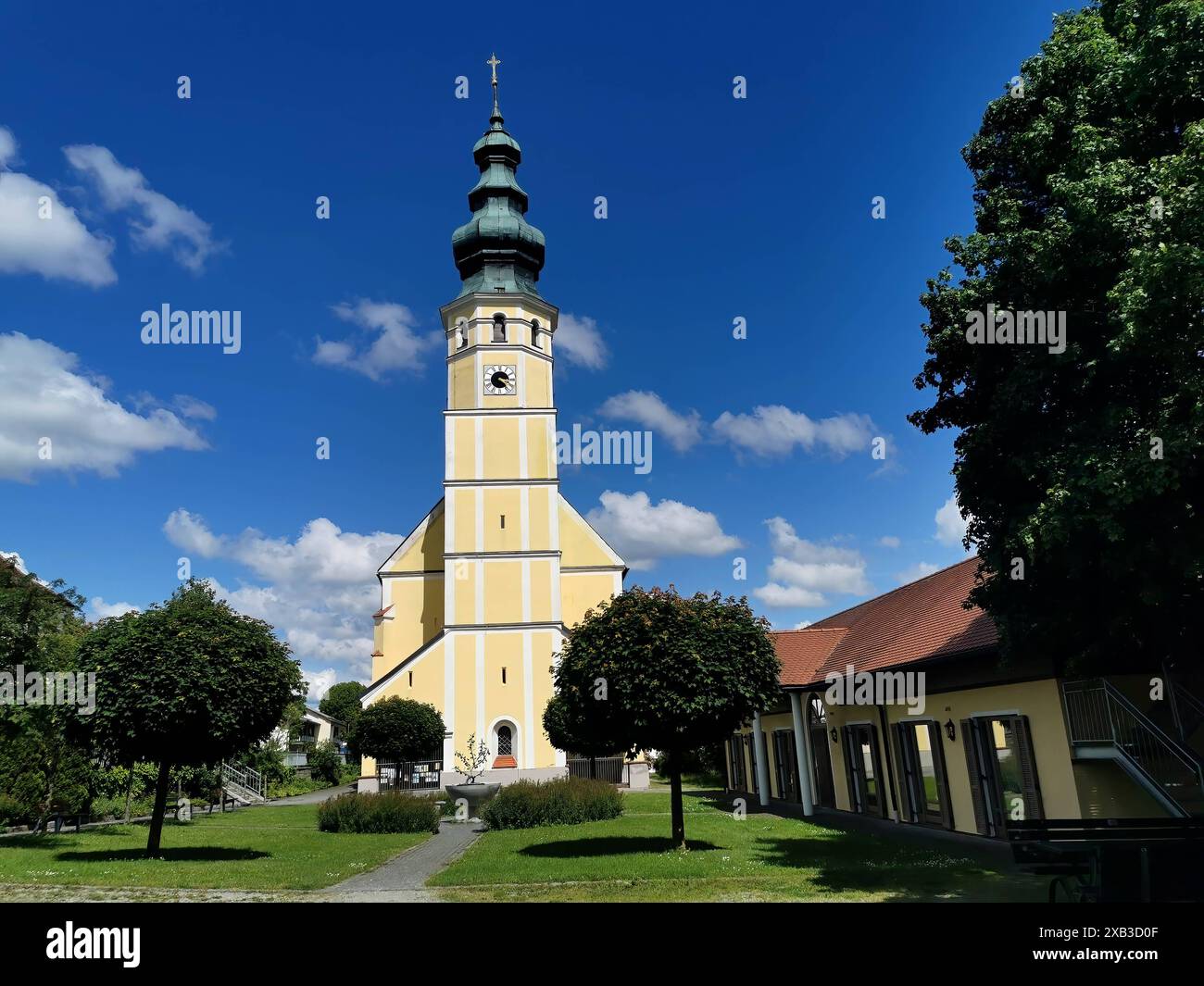 Wallfahrtskirche Mariä Himmelfahrt in Sammarei, Landkreis Passau, Niederbayern, Bayern, Deutschland Banque D'Images