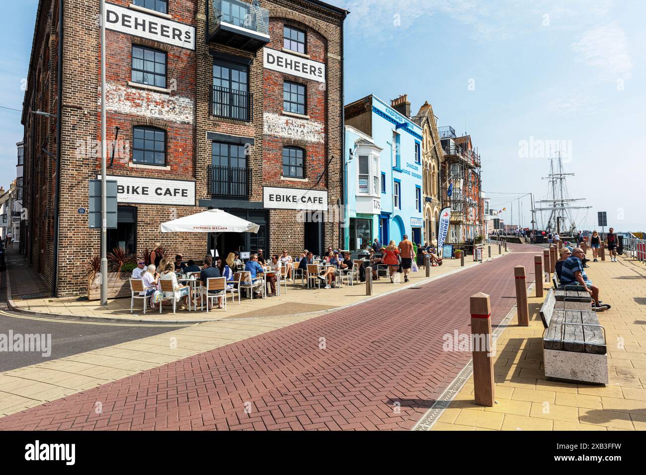 Weymouth, Dorset, Royaume-Uni, Angleterre, Weymouth Royaume-Uni, Weymouth Dorset, Weymouth Town, Weymouth England, Weymouth Harbour, port, harbourside, Banque D'Images