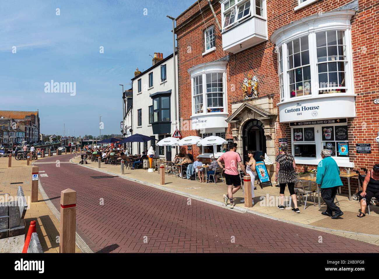 Weymouth, Dorset, Royaume-Uni, Angleterre, Weymouth Royaume-Uni, Weymouth Dorset, Weymouth Town, Weymouth England, Weymouth Harbour, port, harbourside, Banque D'Images