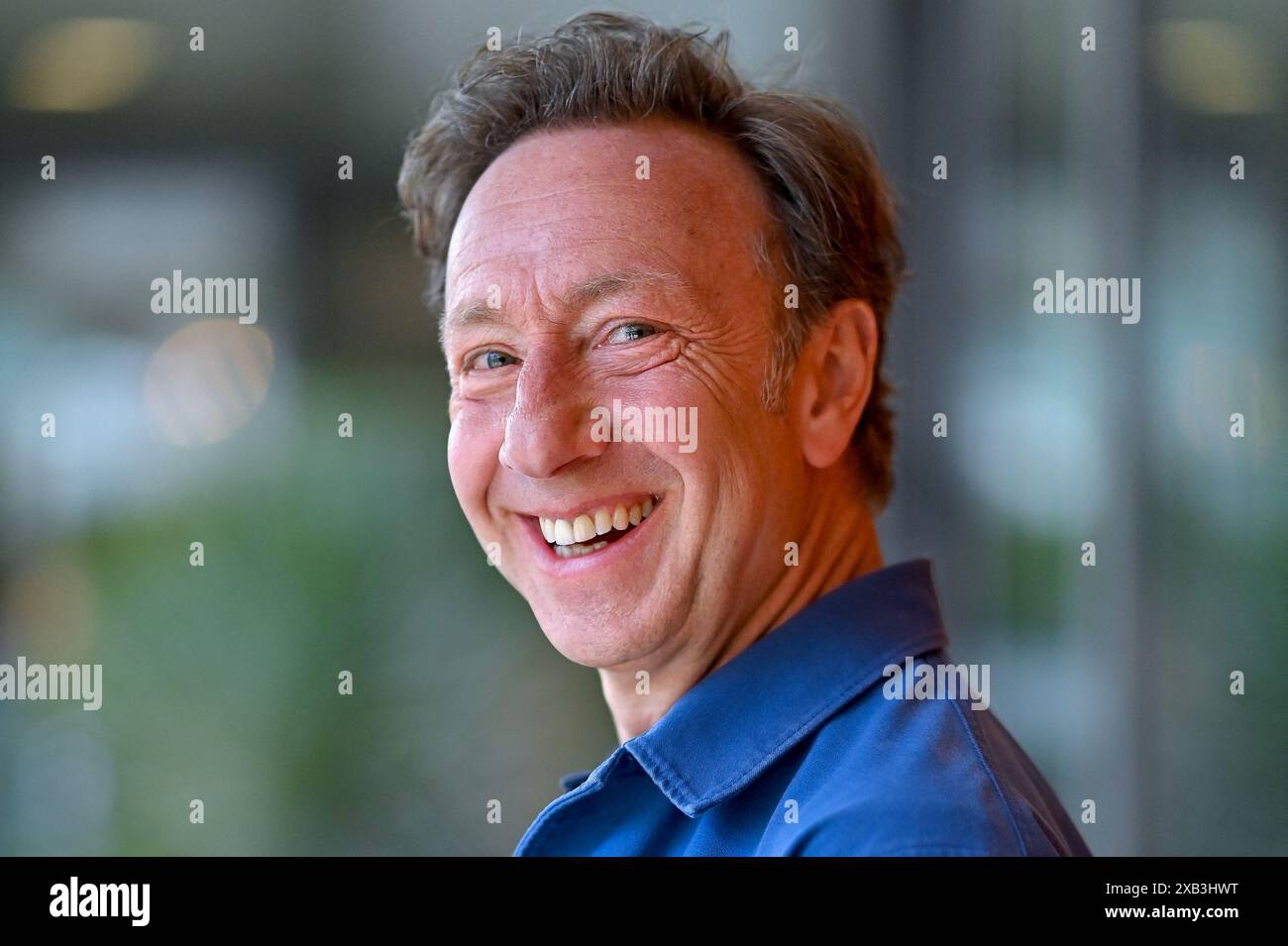 Paris, France. 10 juin 2024. Stéphane Bern participe à l'Open de France 2024 à Roland Garros le 09 juin 2024 à Paris. Photo par ABACAPRESS. COM Credit : Abaca Press/Alamy Live News Banque D'Images