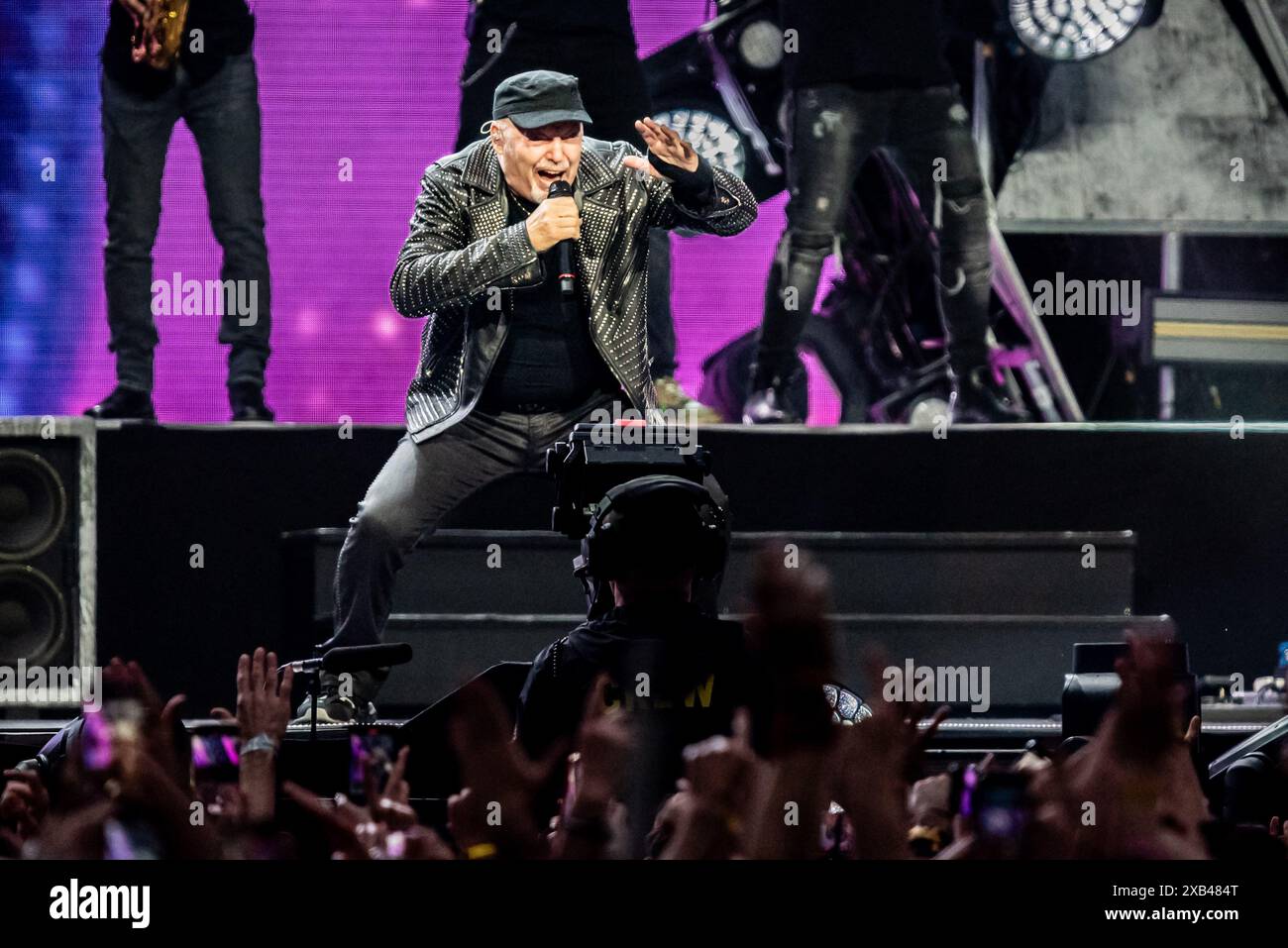 Milan, Italie. 08 juin 2024. Vasco Rossi Credit : Agence photo indépendante/Alamy Live News Banque D'Images