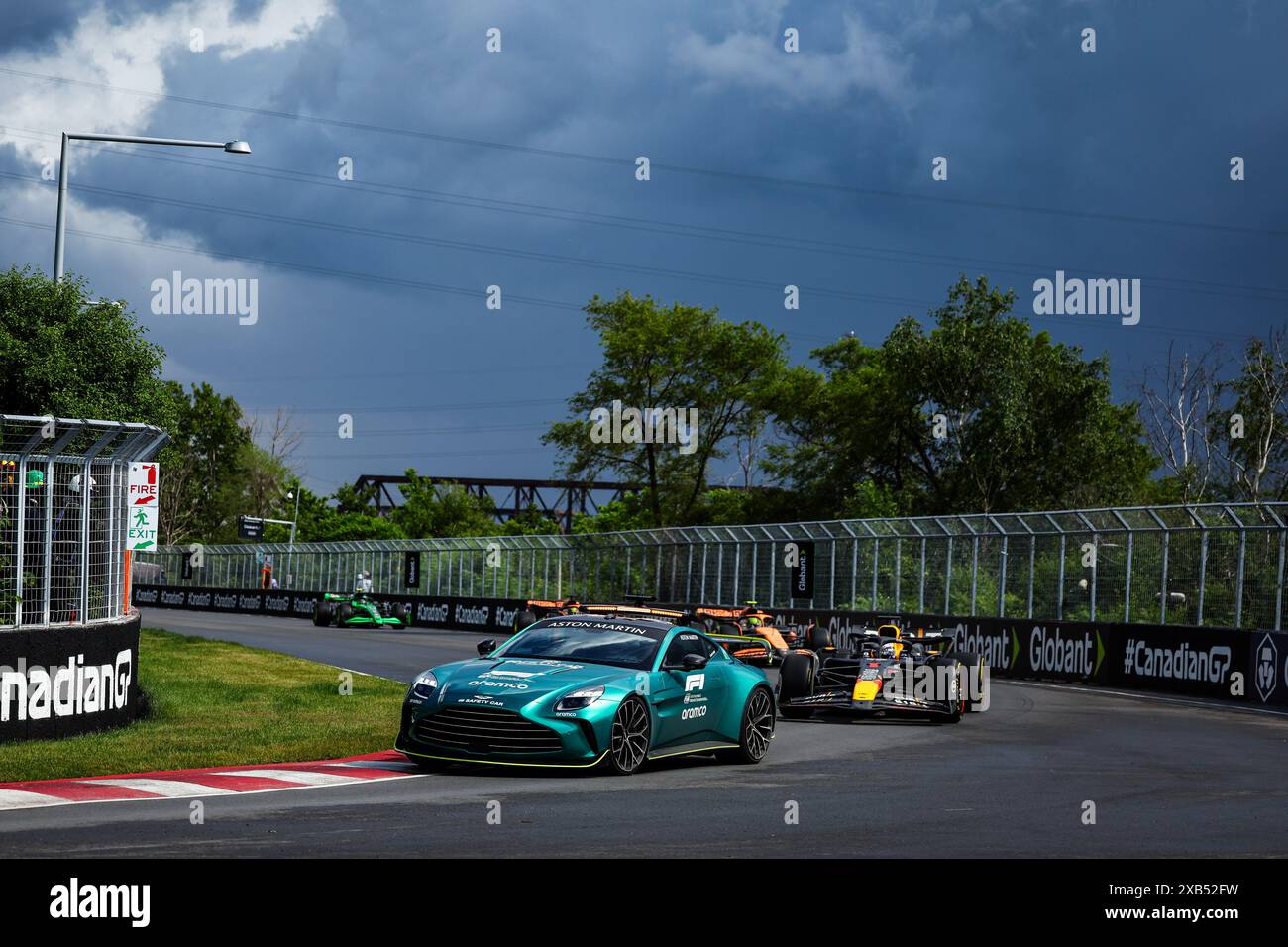 FIA Mercedes-AMG GT Black Series Safety car lors du Grand Prix AWS du Canada 2024 de formule 1, 9e manche du Championnat du monde de formule 1 2024 du 07 au 09 juin 2024 sur le circuit Gilles Villeneuve, à Montréal, Canada Banque D'Images
