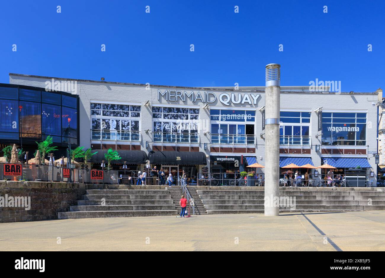 Mermaid Quay, Cardiff Bay, pays de Galles Banque D'Images