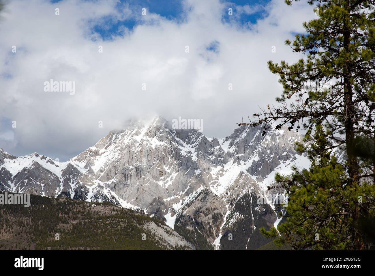 South Lawson Peak, Kananaskis, Alberta, Canada Banque D'Images